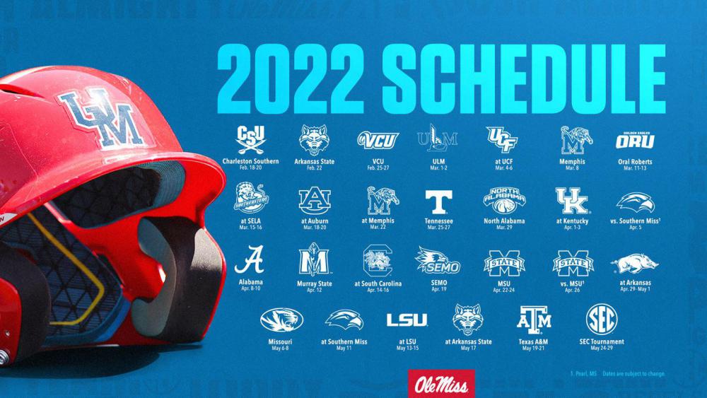 2022 Schedule Baseball Forum ORU Sports